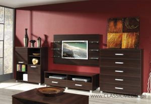 Meblościanka Maximus 2 - Kasztan Wenge - Maridex