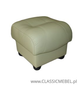 Stylowa pufa Milano – skóra naturalna
