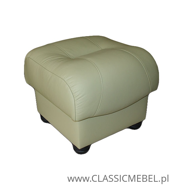 Stylowa pufa Milano – skóra naturalna