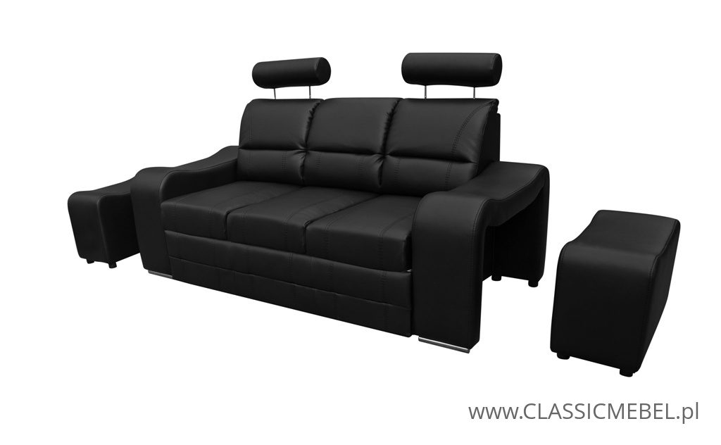 Sofa Wenus + 2 pufy gratis z funkcją spania - Kinas