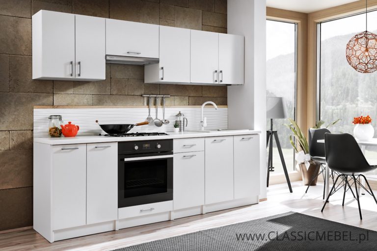 Kuchnia Max Czarny Połysk 2,4 m - Layman