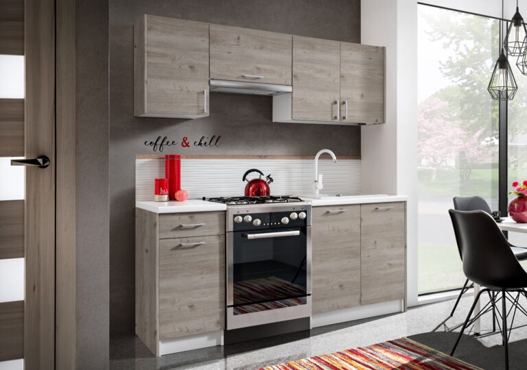 Meble Kuchenne Max Dąb Nelson 1.8 m