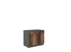 Szafka pod zlew 100 cm Maria + Blat - Matera/Old Style - Lempert