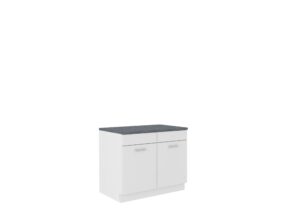 Szafka pod zlew 100 cm Maria - Biały Mat - Lempert
