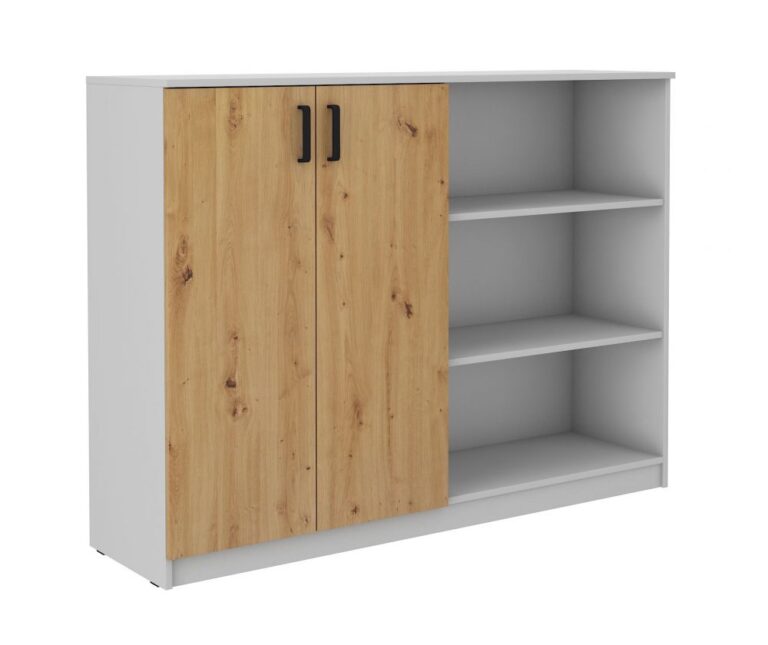 Komoda Malta 830 2F - Light Grey/Dąb Artisan - Lempert