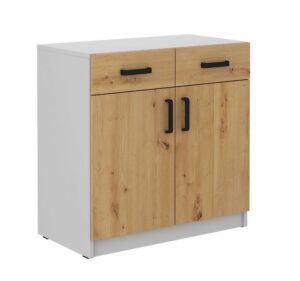 Komoda Malta 105 2F 2S - Light Grey/Dąb Artisan - Lempert