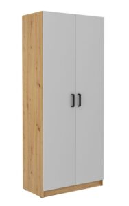 Szafa z wieszakiem 2F Malta 108 - Dąb Artisan/Light Grey - Lempert