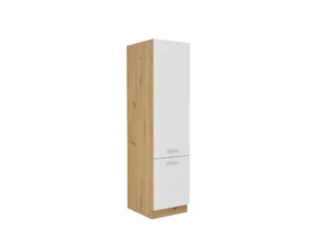 Słupek Spiżarka 50 cm Maria - Biały/Dąb Artisan - Lempert