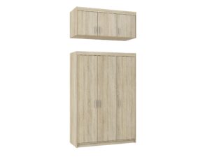 Szafa Elena 3D + Nadstawka 3D - Dąb Sonoma - Lempert