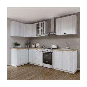 Meble Szafki Kuchenne Prowansja Sosna Andersen Zestaw Narożny 130 cm na 230 cm