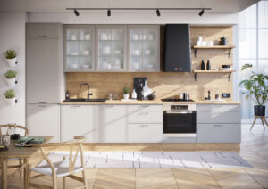 Meble Kuchenne KamMono F8 Dąb Skalny Mat 380 cm