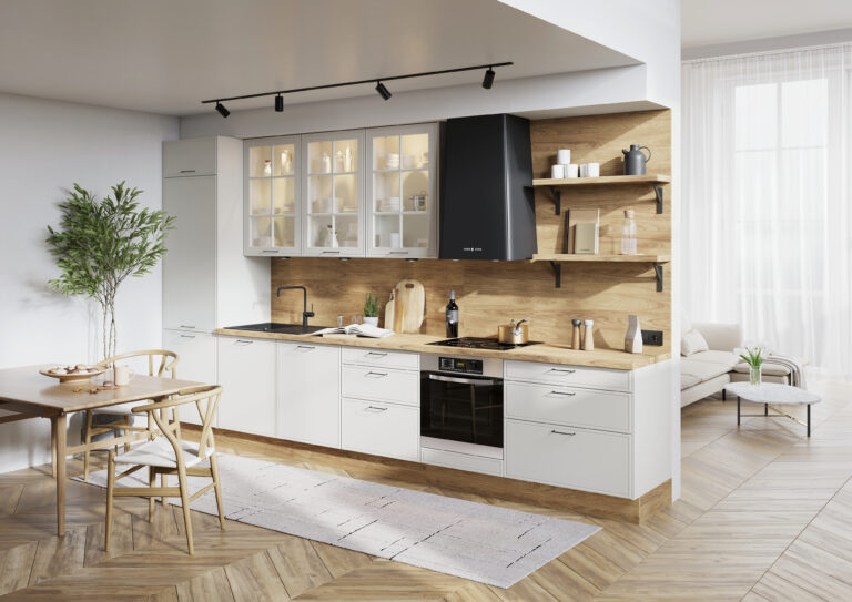 Meble Kuchenne KamMono F8 Porcelana Mat 380 cm