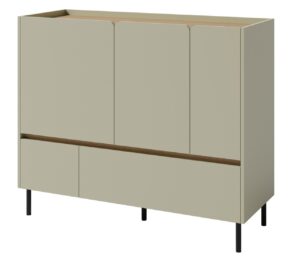 Komoda młodzieżowa z szafkami Luca LC8 - Eukaliptus / Dąb Baltic Dune