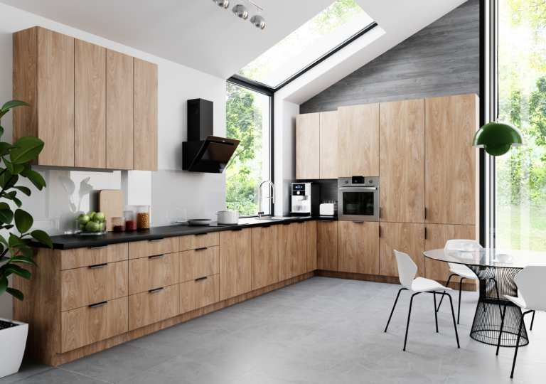 Meble Kuchenne Sorento Dąb Puccini 470 cm na 270 cm