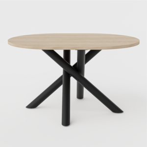Stół Loftowy Oslo Dąb Lindberg 138 cm na 100 cm  - Lempert