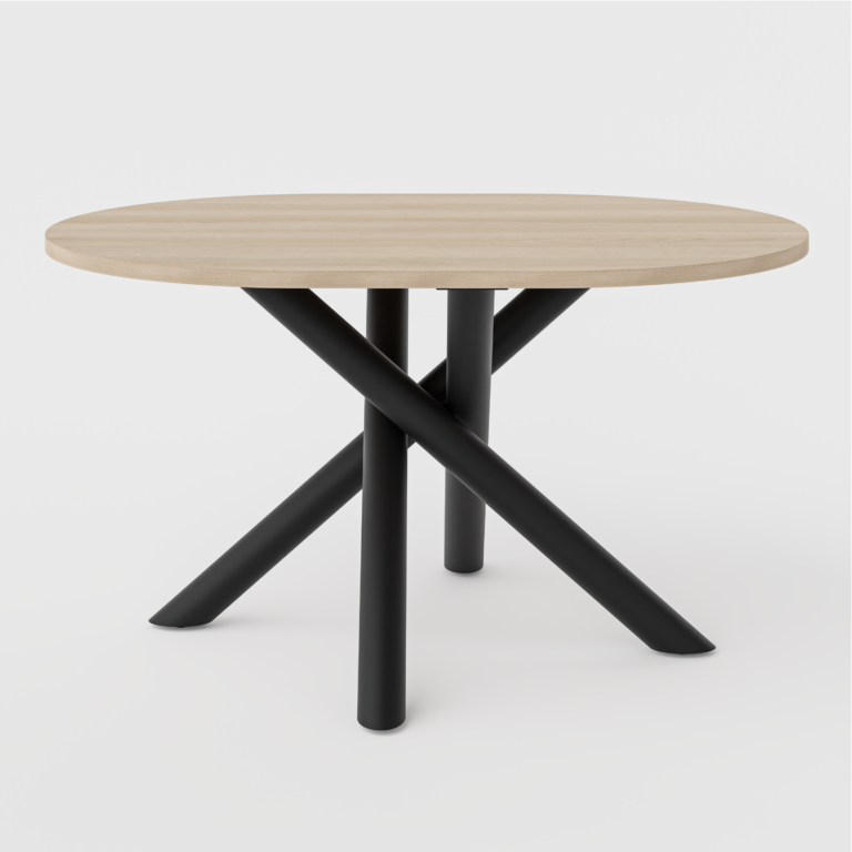 Stół Loftowy Oslo Dąb Lindberg 138 cm na 100 cm  - Lempert