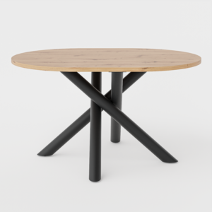 Stół Loftowy Oslo Dąb Artisan 138 cm na 100 cm  - Lempert