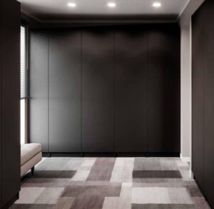 Szafa Modułowa Czarny Mat 240 cm - Moduły,Led,Blum