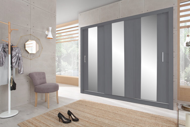 Szafa przesuwna Duca DC1 250 cm - Antracyt