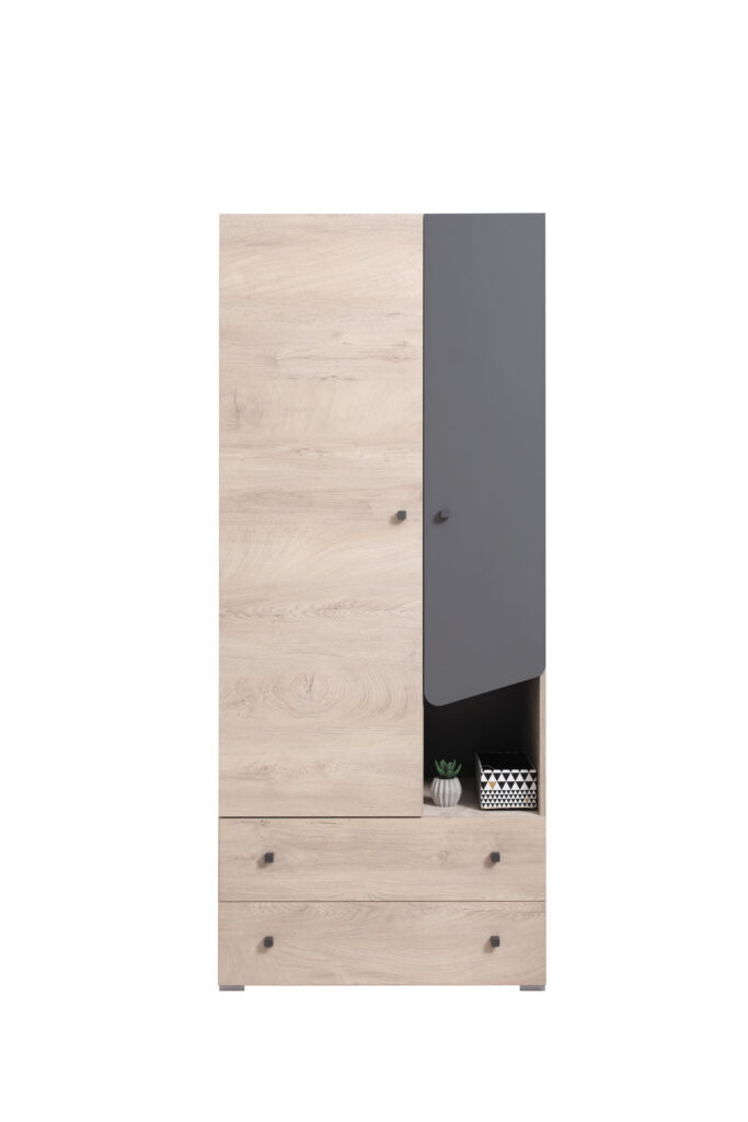 Szafa Delta DL3 - Dąb / Antracyt