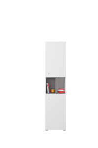 Regał Sigma SI5 L/P - Biały Lux / Beton