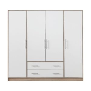 Szafa Smart SR1 - Dąb Sonoma / Biały Lux