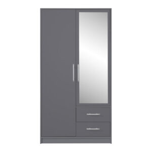 Szafa Smart SRL3 z lustrem - Antracyt