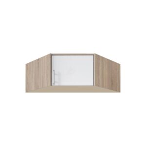 Nadstawka narożna Smart SRN4 L/P - Dąb Sonoma / Biały Lux