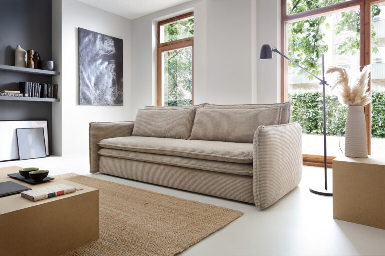Sofa Tilia Slim z funkcją spania - Piaski Meble