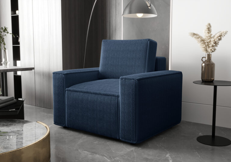 Fotel Ambro  - Uniwersalny Miękki Sztruks 102 cm
