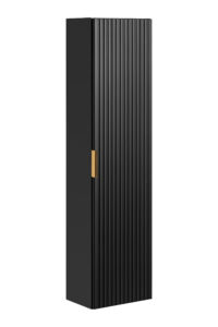 Szafka wysoka 1 drzwi - Adel Black 80-01-B-1D - Czarny