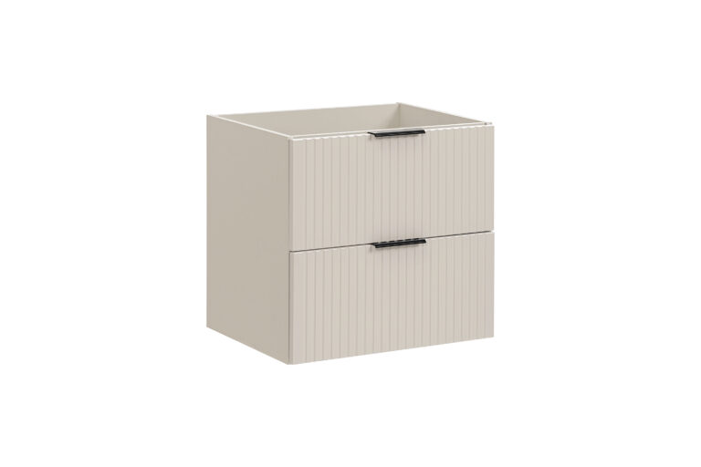 Szafka po umywalkę 60 cm 2 szuflady - Adel 82-60-2S - Kaszmir