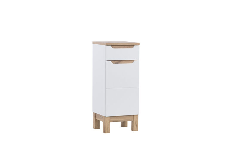 Szafka boczna Bali 810 FSC 35 cm 1 drzwi 1 szuflada - White