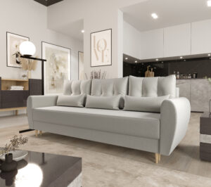 Sofa Palermo Glamour - Uniwersalny Miękki Aksamit - 230 cm