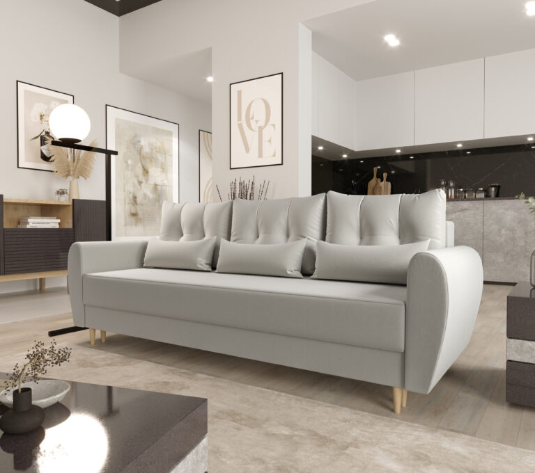 Sofa Palermo Glamour - Uniwersalny Miękki Aksamit - 230 cm
