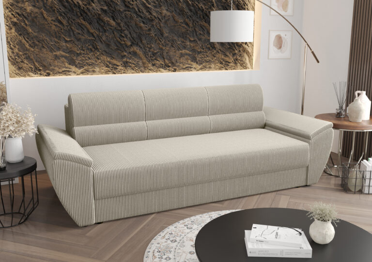 Sofa Rebi Bis - Uniwersalny Miękki Sztruks - 240 cm