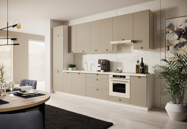 Meble Kuchenne Bonn - Fronty Akryl Mat 18 mm - Stone Grey