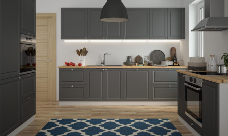 Meble Kuchenne Amaro - Lakier Szary Mat - MDF 19 mm - Fronty RAL - ICA