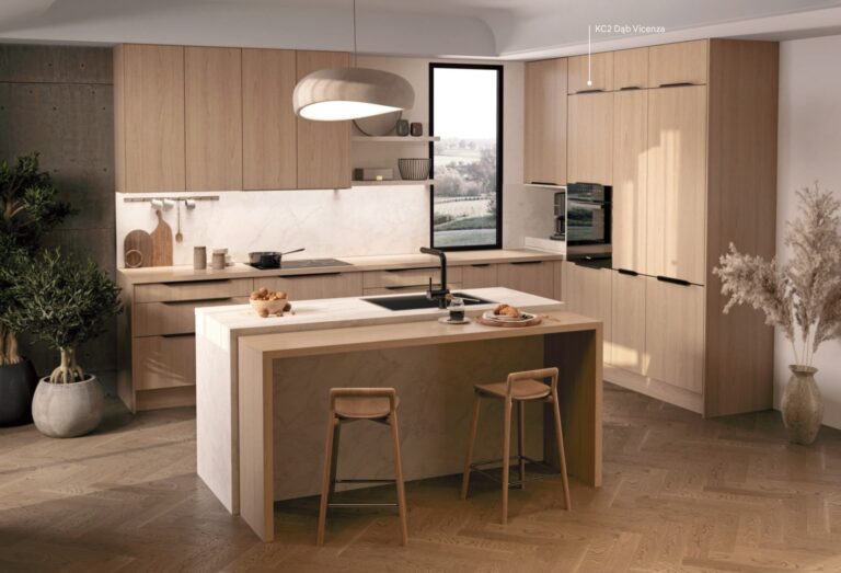 Meble Kuchenne KamMono KC2 Dąb Vicenza 360 cm na 225 cm