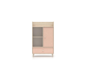 Komoda Mevel 04 - Piasek Pustyni / Millenial Pink - ML Meble
