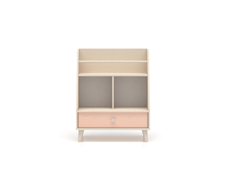 Regał Mevel 09 - Piasek Pustyni / Millenial Pink - ML Meble