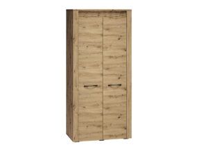 Szafa Artis 01 - Dąb Artisan / MDF ryflowany - ML Meble