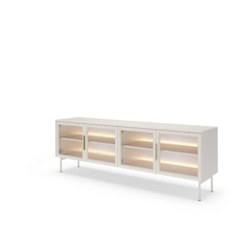 Szafka RTV Lumi 181 4D + LED - Kaszmir