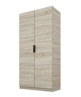 Szafa Cynthia 2D 100 cm - Dąb Sonoma / Dąb Sonoma