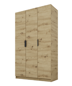 Szafa Cynthia 3D 120 cm - Dąb Artisan / Dąb Artisan