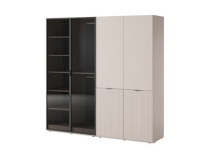Szafa Sandbox Nova 202 cm - Kaszmir + Antisol - 2 sztuki