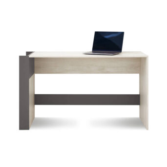 Biurko Remo RM10 - Dąb Wilton Biały / Biały Lux / Antracyt