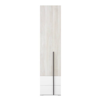 Regał / Bieliźniarka Remo RM4 - Dąb Wilton Biały / Biały Lux / Antracyt