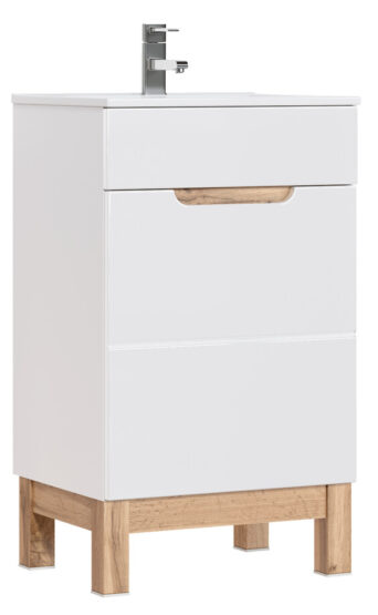 Szafka pod umywalkę Bali 824-50 cm FSC 1 drzwi - White