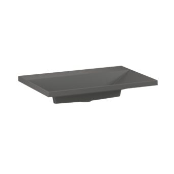 Umywalka kwarcowa Edge 70cm bez otworu na baterię - Beton